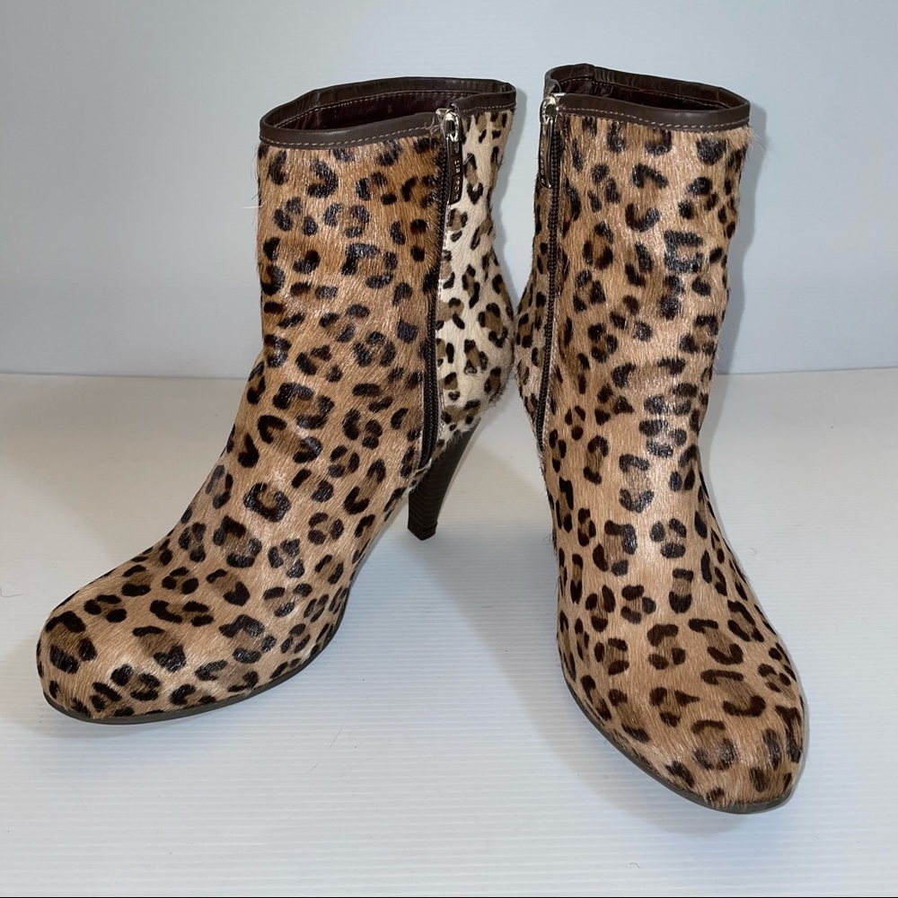 Rockwell Tharp Leopard 🐆 Calf hair Bootie - Picture 10 of 13